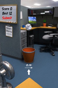 Paper Toss 画面