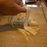 切られたうどん